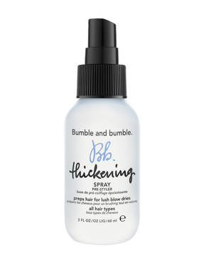 Bumble and bumble. THICKENING