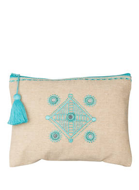 TERRE ROUGE Clutch mit Stickereien
