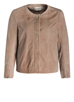RENÉ LEZARD Velourslederjacke