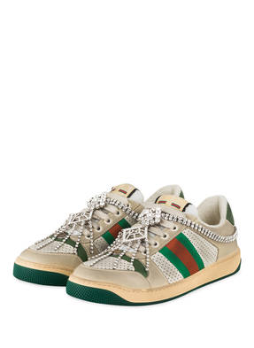 GUCCI Sneaker SCREENER mit abnehmbarem Schmucksteinbesatz