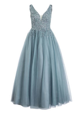 unique Abendkleid mit Perlenbesatz
