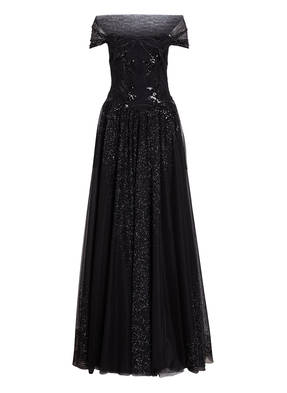 OLVI'S Abendkleid mit Paillettenbesatz
