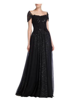 OLVI'S Abendkleid mit Paillettenbesatz