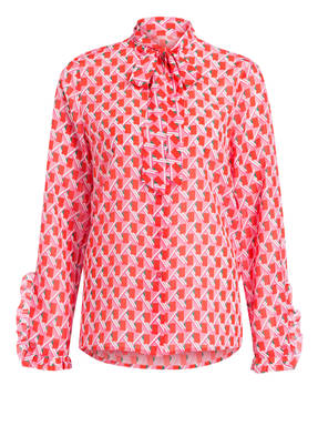 MARCCAIN Schluppenbluse mit Seidenanteil