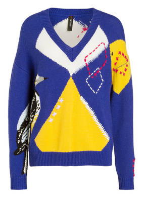 MARCCAIN Pullover im Materialmix