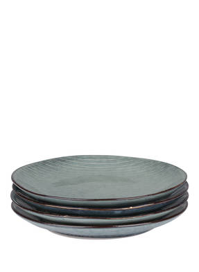 BROSTE COPENHAGEN 4er-Set Dessertteller NORDIC SEA