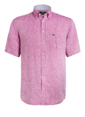 FYNCH-HATTON Halbarm-Leinenhemd Casual Fit