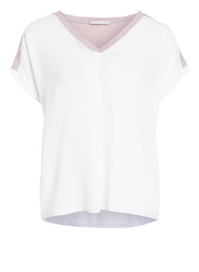 oui T-Shirt im Materialmix