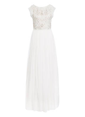frock & frill Abendkleid mit Schmuckstein- und Paillettenbesatz