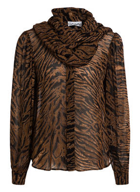 GANNI Hemdbluse GEORGETTE