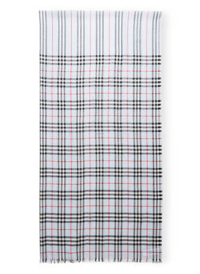 BURBERRY Schal mit Seidenanteil
