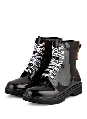 SEE BY CHLOÉ Lack-Schnürboots