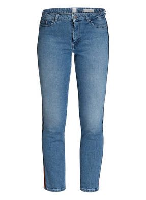 BOSS 7/8-Jeans mit Galonstreifen