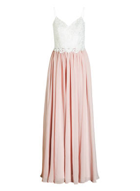 LAONA Abendkleid mit Stickereien und Schmucksteinbesatz