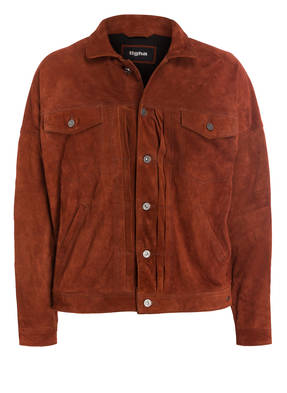 tigha Velourslederjacke YUMAH