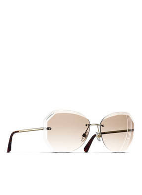 CHANEL Katzenaugenförmige Sonnenbrille