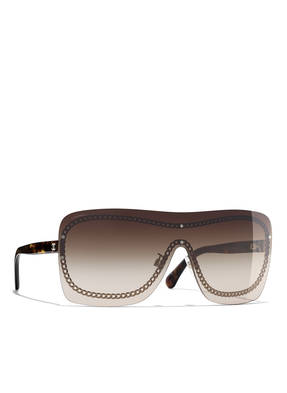 CHANEL Rechteckige Sonnenbrille