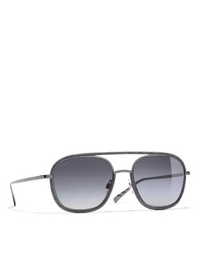 CHANEL Rechteckige Sonnenbrille