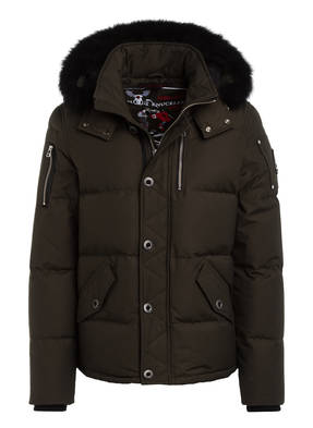 MOOSE KNUCKLES Daunenjacke mit Echtpelzbesatz