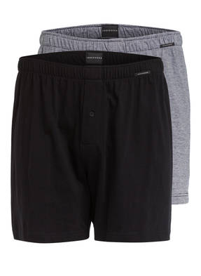 SCHIESSER 2er-Pack Web-Boxershorts