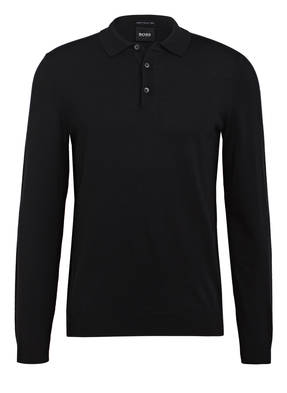 BOSS Pullover mit Polokragen