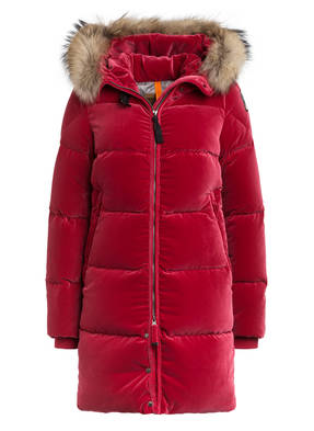 PARAJUMPERS Daunenmantel mit abnehmbarem Pelzbesatz