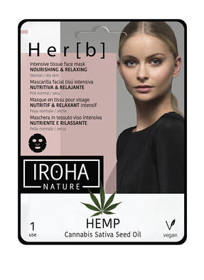 IROHA NOURISHING & RELAXING TISSUE MASK HEMP