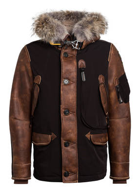 PARAJUMPERS Daunen-Lederjacke FORREST