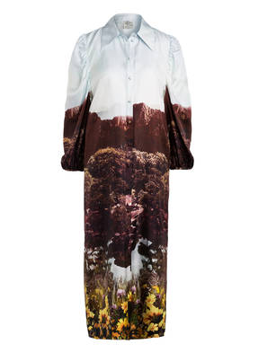 BAUM UND PFERDGARTEN Hemdblusenkleid aus Seide