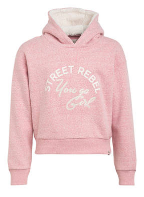GARCIA Hoodie mit Teddyfell-Futter