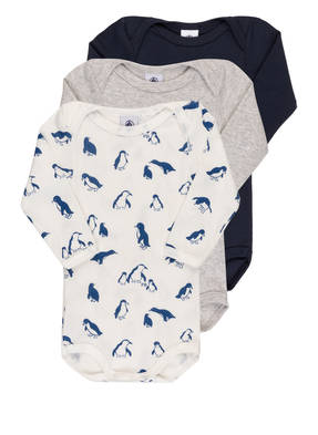 PETIT BATEAU 3er-Pack Bodies