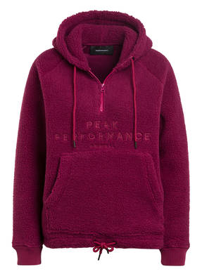 Peak Performance Fleece-Hoodie PILE