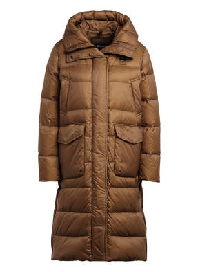 Blauer Daunenmantel DONNA