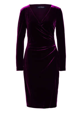 LAUREN RALPH LAUREN Samtkleid