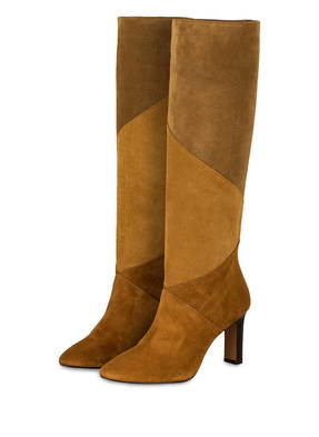 Stiefel CLODY Schnürboots | Aldo Hochwertige Lederstiefel Cognac Schuhe