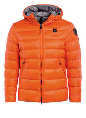 Blauer Lightweight-Daunenjacke