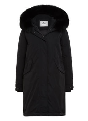 WOOLRICH Daunenparka KEYSTONE mit abnehmbarem Echtpelzbesatz