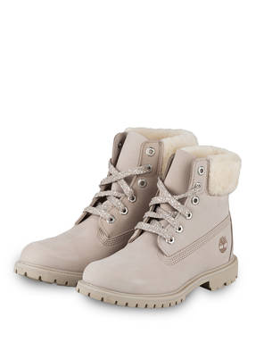 Timberland Schnürboots 6 INCH PREMIUM mit Kunstfellbesatz