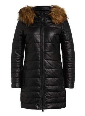 OAKWOOD Ledersteppmantel MARIA