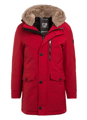 Parka mit abnehmbarem Kunstpelzbesatz Parka mit abnehmbarem Kunstpelzbesatz