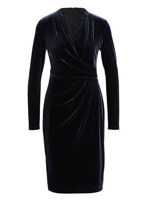 LAUREN RALPH LAUREN Samtkleid FARIA in Wickeloptik