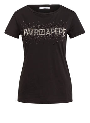 PATRIZIA PEPE T-Shirt mit Nietenbesatz