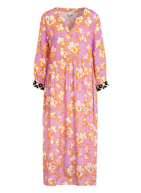 floer Kleid mit Seide und 3/4-Arm