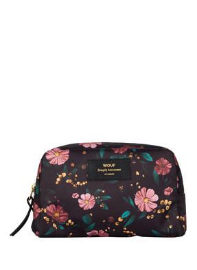 WOUF Kosmetiktasche BLACK FLOWERS