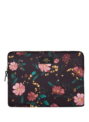 WOUF Laptop-Hülle BLACK FLOWERS