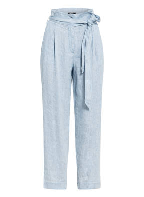 MARCCAIN Paperbag-Hose aus Leinen