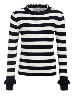 J.Crew Pullover mit Volantbesatz