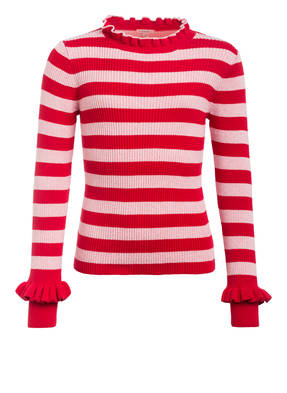 J.Crew Pullover mit Volantbesatz