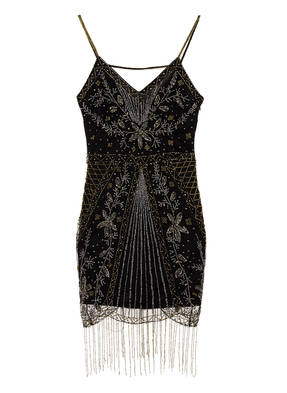 frock & frill Cocktailkleid mit Schmuckperlenbesatz