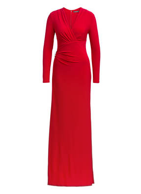LAUREN RALPH LAUREN Abendkleid mit Schmucksteinspange